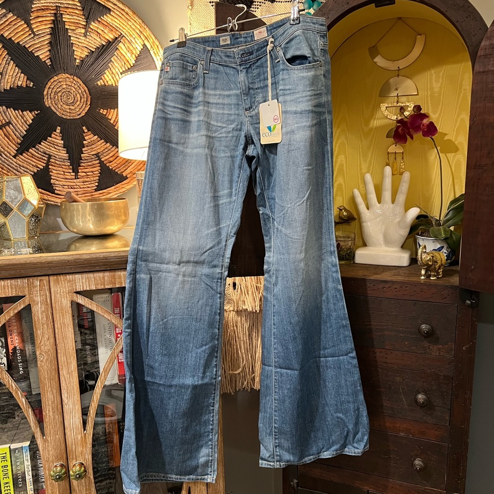 AG Adriano Goldshmied Belle Flare jeans size 32 LONG tall inseam bell bottom